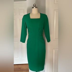 David Meister Emerald Green dress, 6.